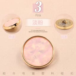 New Arrival Gold White Black Flower Resin Buttons For Needlework Clothing Women Coat Suit Cardigan 6PCS Sewing Button KD876