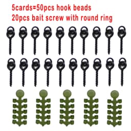Carp Fishing Hook Connect Hook Beads Swivel Ready D-rig Line Aligner Hair Rigs Zig Rig  Method Feeder  Accessories Tackle