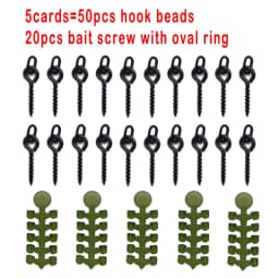 Carp Fishing Hook Connect Hook Beads Swivel Ready D-rig Line Aligner Hair Rigs Zig Rig  Method Feeder  Accessories Tackle