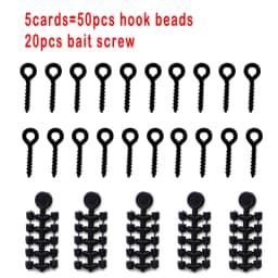 Carp Fishing Hook Connect Hook Beads Swivel Ready D-rig Line Aligner Hair Rigs Zig Rig  Method Feeder  Accessories Tackle