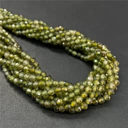 Multicolor Micro Faceted Natural Zircon Loose Beads 2mm 3mm Quartz Crystal Beads for Jewelry Making Accessries Supplies Beads