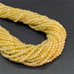 Multicolor Micro Faceted Natural Zircon Loose Beads 2mm 3mm Quartz Crystal Beads for Jewelry Making Accessries Supplies Beads