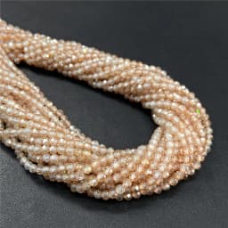 Multicolor Micro Faceted Natural Zircon Loose Beads 2mm 3mm Quartz Crystal Beads for Jewelry Making Accessries Supplies Beads