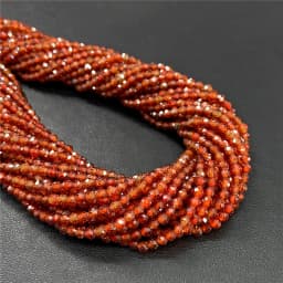 Multicolor Micro Faceted Natural Zircon Loose Beads 2mm 3mm Quartz Crystal Beads for Jewelry Making Accessries Supplies Beads