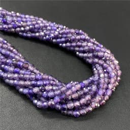 Multicolor Micro Faceted Natural Zircon Loose Beads 2mm 3mm Quartz Crystal Beads for Jewelry Making Accessries Supplies Beads