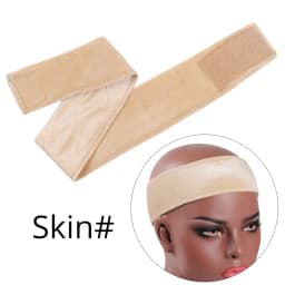 Silicon Wig Band Elastic Wig Grip Brown Transparent Black Headband For Fix Wigs Beige Hair Band Without Gel Or Glue Non Slip