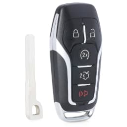 KEYECU 5 Buttons For Ford Fusion Explorer Edge Mustang F150 F250 2015 2016 2017 M3N-A2C31243300 Smart ID49 902MHz Remote Key Fob
