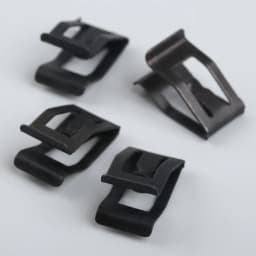 10Pcs Car Front Console Dash Dashboard Auto Door Trim Metal Retainer Black Rivets Fastener Clips Fit for Ford Mazda Audi Toyota