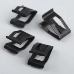 10Pcs Car Front Console Dash Dashboard Auto Door Trim Metal Retainer Black Rivets Fastener Clips Fit for Ford Mazda Audi Toyota