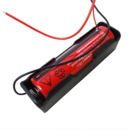 1Pc Black 18650 Battery Holder 3.7V Clip Holder Box Case For Rechargeable Li-ion Battery Storage Box 18650 Battery Holder