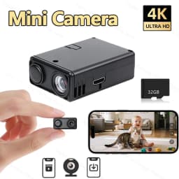 4K Camera WiFi Wireless Remote Monitor Remote Security Detecting Camcorders Security Protection Indoor Real-Time Surveillance