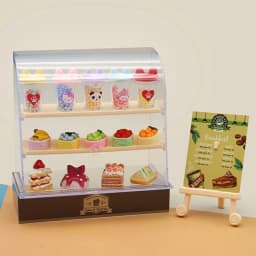 1:12 Scale Dollhouse Miniature Cake Store Decoration Bakery Stand Display Food Set Model Play House For Girl Gift Kitchen Toy