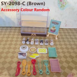 1:12 Scale Dollhouse Miniature Cake Store Decoration Bakery Stand Display Food Set Model Play House For Girl Gift Kitchen Toy