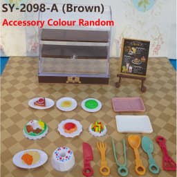 1:12 Scale Dollhouse Miniature Cake Store Decoration Bakery Stand Display Food Set Model Play House For Girl Gift Kitchen Toy