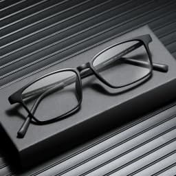 Men Blue Light Blocking Reading Glasses Unisex Business Square Presbyopia Eyewear Women Ultralight TR90 Titanium Eyeglasses
