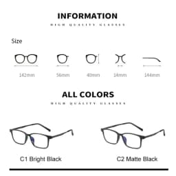 Men Blue Light Blocking Reading Glasses Unisex Business Square Presbyopia Eyewear Women Ultralight TR90 Titanium Eyeglasses