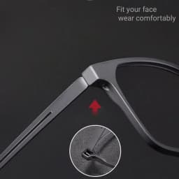 Men Blue Light Blocking Reading Glasses Unisex Business Square Presbyopia Eyewear Women Ultralight TR90 Titanium Eyeglasses