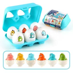 Montessori Eggs 3D Puzzle Learning Education Math Toys Kids Shape Match Smart Game for Children Educational Easter Gifts for Kid