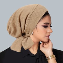 Ramadan Solid Color Crinkle Turban Hijab Hats Long Tail Head Wraps Elastic Muslim Hats Breathable Chemo Cap For Women Girls