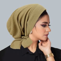Ramadan Solid Color Crinkle Turban Hijab Hats Long Tail Head Wraps Elastic Muslim Hats Breathable Chemo Cap For Women Girls
