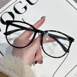 Ultra Light Anti Blue Light Near Sight Glasses New Trendy Large Frame Myopia Glasses Clear Lens Oversized Short Sight Glasses
