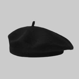 Women Fashion Vintage Elegant Metal Chain Leather Octagonal Beret Ladies Vintage Solid Colours Beret Caps