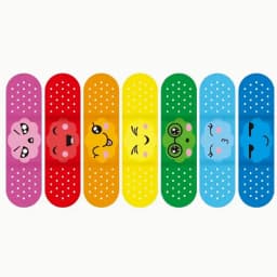 16/40pcs Cartoon Band for Kids Adults Wound Dressing Plasters for First Strips Patch Waterproof Adhesive Bandages
