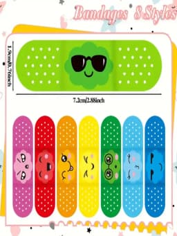 16/40pcs Cartoon Band for Kids Adults Wound Dressing Plasters for First Strips Patch Waterproof Adhesive Bandages