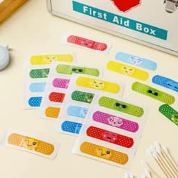 16/40pcs Cartoon Band for Kids Adults Wound Dressing Plasters for First Strips Patch Waterproof Adhesive Bandages