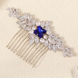 Sparkling Zirconia Hair Comb Halloween Party Headbands Hair Clips Classic Jewelry Headpieces For Women Holiday Gifts
