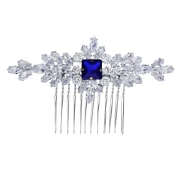 Sparkling Zirconia Hair Comb Halloween Party Headbands Hair Clips Classic Jewelry Headpieces For Women Holiday Gifts
