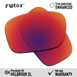 Firtox True UV400 Polarized Lenses Replacement for Oakley Holbrook XL OO9417 - 59mm Sunglasses (Lens Only) - Multiple Colors