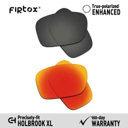 Firtox True UV400 Polarized Lenses Replacement for Oakley Holbrook XL OO9417 - 59mm Sunglasses (Lens Only) - Multiple Colors