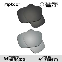 Firtox True UV400 Polarized Lenses Replacement for Oakley Holbrook XL OO9417 - 59mm Sunglasses (Lens Only) - Multiple Colors