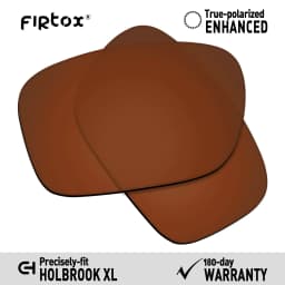 Firtox True UV400 Polarized Lenses Replacement for Oakley Holbrook XL OO9417 - 59mm Sunglasses (Lens Only) - Multiple Colors