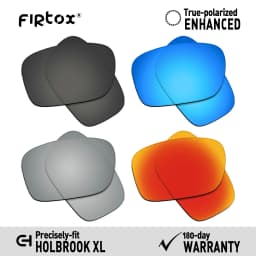 Firtox True UV400 Polarized Lenses Replacement for Oakley Holbrook XL OO9417 - 59mm Sunglasses (Lens Only) - Multiple Colors