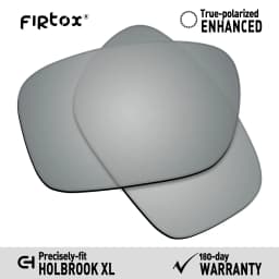 Firtox True UV400 Polarized Lenses Replacement for Oakley Holbrook XL OO9417 - 59mm Sunglasses (Lens Only) - Multiple Colors