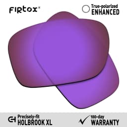 Firtox True UV400 Polarized Lenses Replacement for Oakley Holbrook XL OO9417 - 59mm Sunglasses (Lens Only) - Multiple Colors