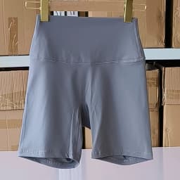 Women Sports Shorts High Waist Yoga Shorts Slim Fit Butt Lift Gym Running High Elastic Nylon Shorts