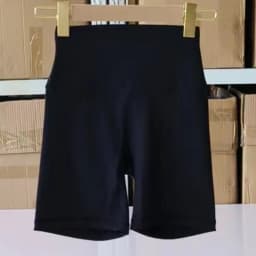 Women Sports Shorts High Waist Yoga Shorts Slim Fit Butt Lift Gym Running High Elastic Nylon Shorts