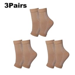 Men Women Foot Circulation Swelling Relief Foot Sleeve Socks Foot Anti Fatigue Compression Varicosity Ankle Support Socks