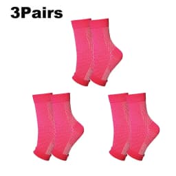 Men Women Foot Circulation Swelling Relief Foot Sleeve Socks Foot Anti Fatigue Compression Varicosity Ankle Support Socks