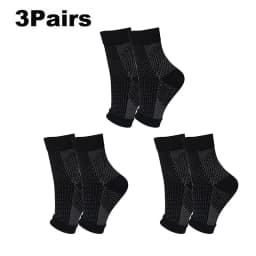 Men Women Foot Circulation Swelling Relief Foot Sleeve Socks Foot Anti Fatigue Compression Varicosity Ankle Support Socks