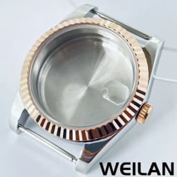 36mm 40mm Silver Black Gold RoseGold NH34 NH35 NH36 NH38 NH39 NH70 NH72 ETA2824 PT5000 Watch Case Top Waterproof Sapphire Crysta