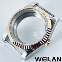 36mm 40mm Silver Black Gold RoseGold NH34 NH35 NH36 NH38 NH39 NH70 NH72 ETA2824 PT5000 Watch Case Top Waterproof Sapphire Crysta