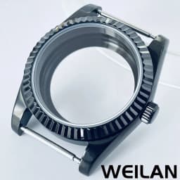 36mm 40mm Silver Black Gold RoseGold NH34 NH35 NH36 NH38 NH39 NH70 NH72 ETA2824 PT5000 Watch Case Top Waterproof Sapphire Crysta