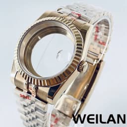 36mm 40mm Silver Black Gold RoseGold NH34 NH35 NH36 NH38 NH39 NH70 NH72 ETA2824 PT5000 Watch Case Top Waterproof Sapphire Crysta
