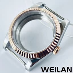 36mm 40mm Silver Black Gold RoseGold NH34 NH35 NH36 NH38 NH39 NH70 NH72 ETA2824 PT5000 Watch Case Top Waterproof Sapphire Crysta
