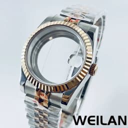 36mm 40mm Silver Black Gold RoseGold NH34 NH35 NH36 NH38 NH39 NH70 NH72 ETA2824 PT5000 Watch Case Top Waterproof Sapphire Crysta