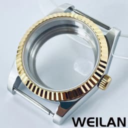 36mm 40mm Silver Black Gold RoseGold NH34 NH35 NH36 NH38 NH39 NH70 NH72 ETA2824 PT5000 Watch Case Top Waterproof Sapphire Crysta